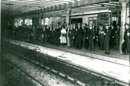 Inauguracion de la primera linea de subterraneos en Buenos Aires